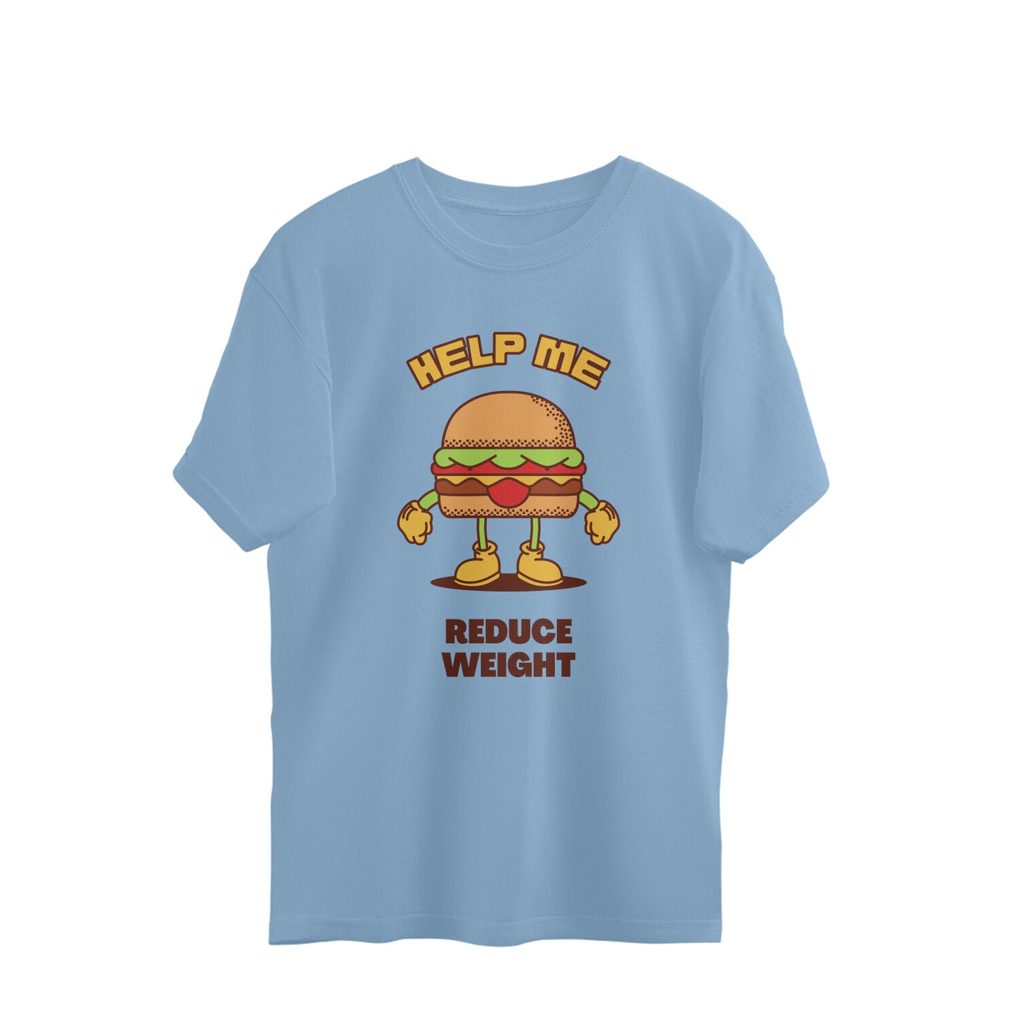 Unisex Oversized T-shirt Reduce Weight