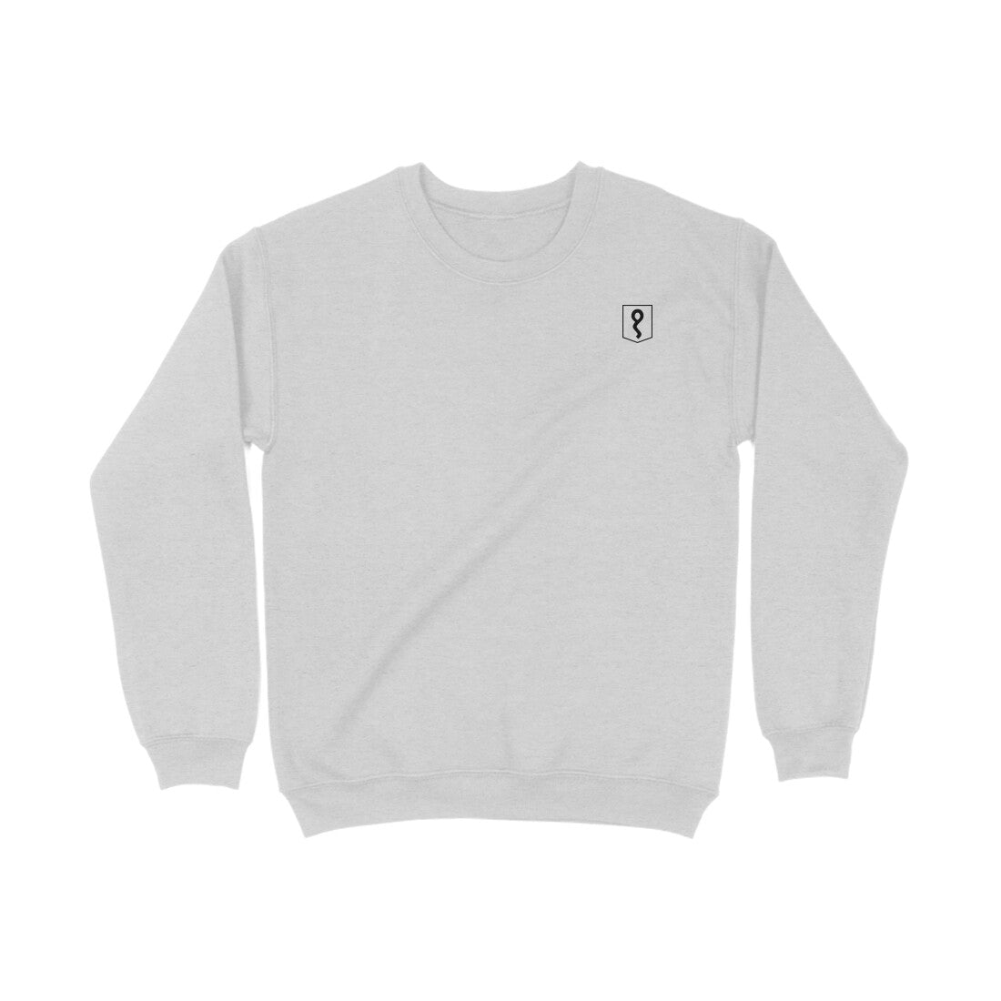 Men Grey Solid Sweatshirt