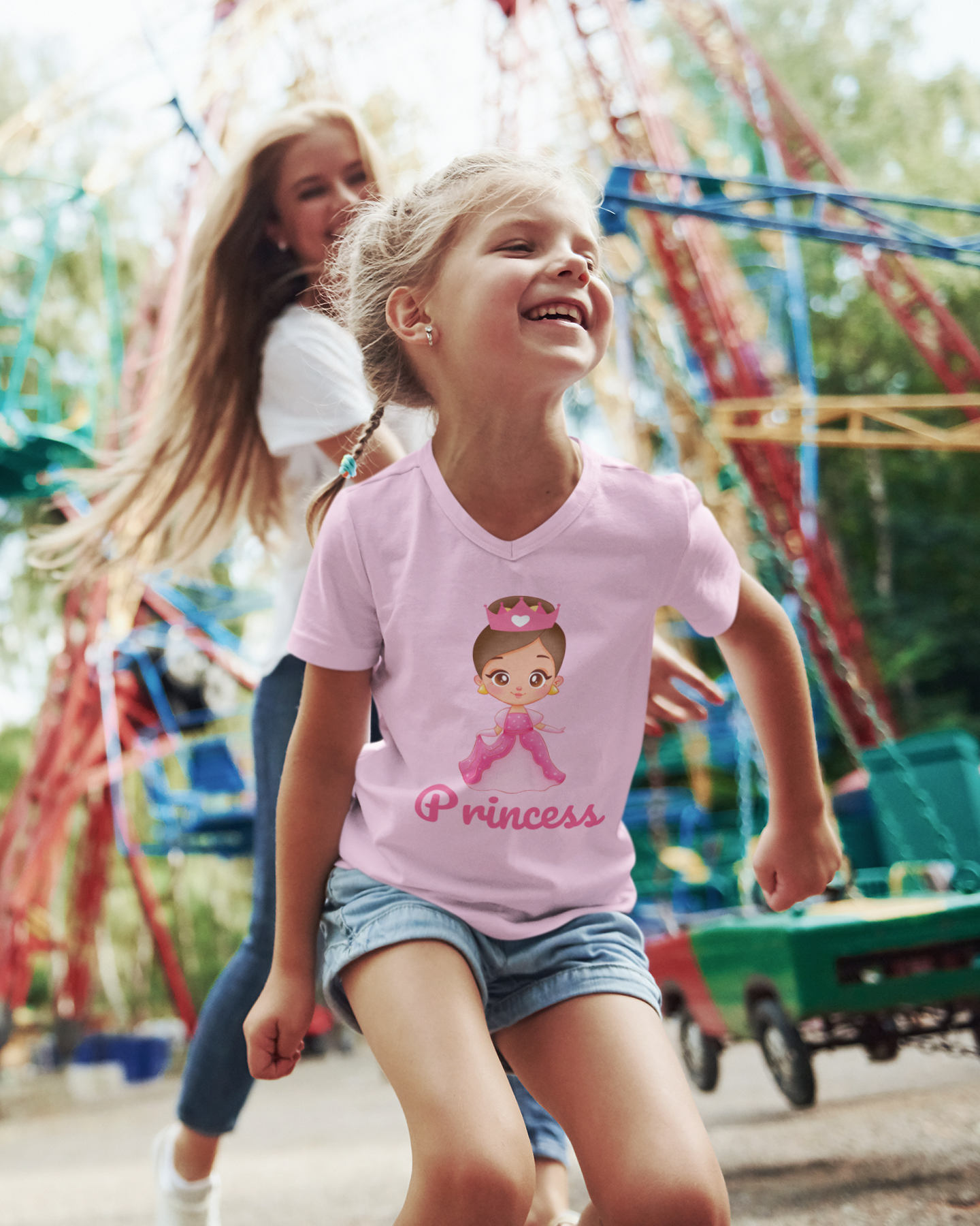 Kids/Toddlers Half Sleeve Round Neck T Shirt Princess (Age 0-6 yrs)
