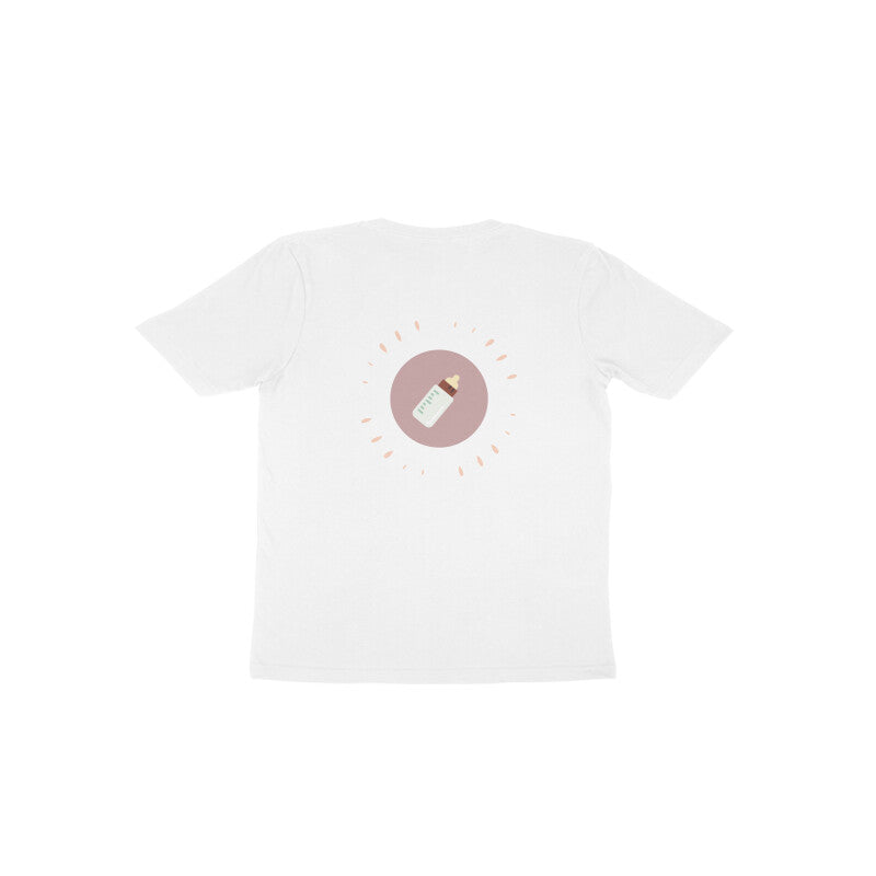 Kids/Toddlers Half Sleeve Round Neck T Shirt Milk Monster Front and Back Print (Age 0-6 yrs)