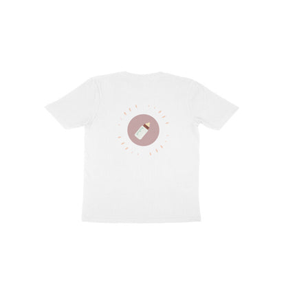 Kids/Toddlers Half Sleeve Round Neck T Shirt Milk Monster Front and Back Print (Age 0-6 yrs)