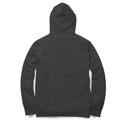 Men Black Solid Hoodie