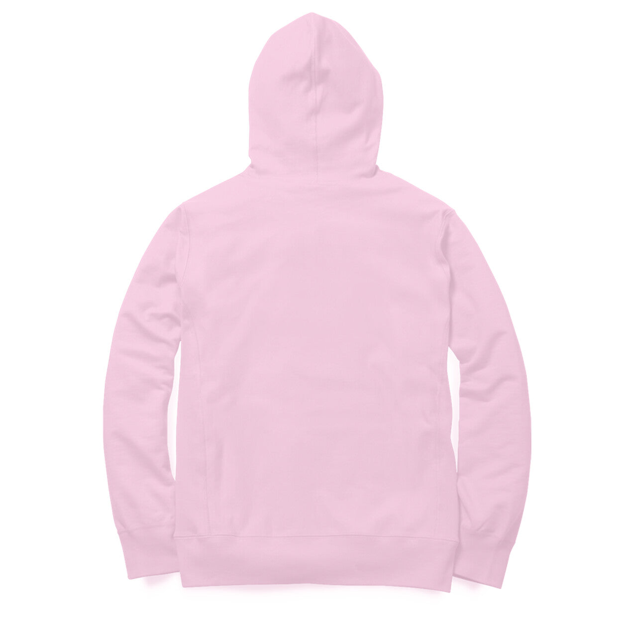 Women Pink Solid Loose-fit Hoodie