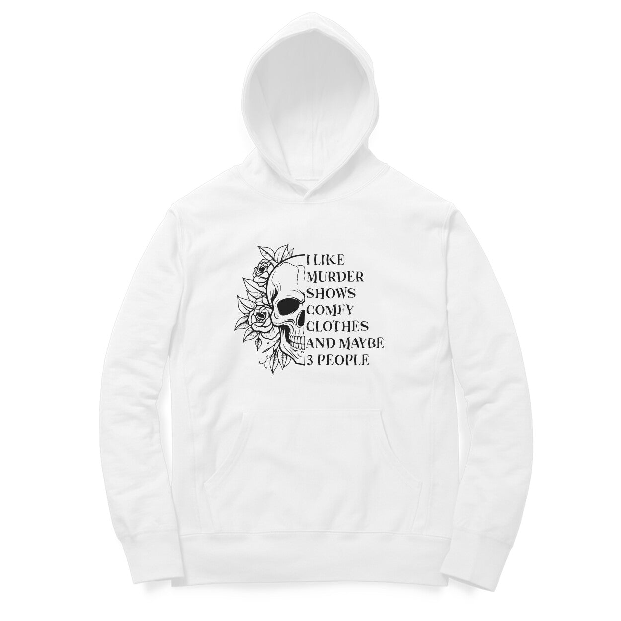 Women White Hoodie Like Murder Shows