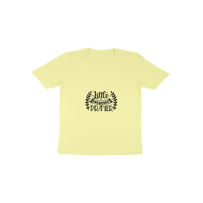 Toddler Half Sleeve Round Neck T-Shirt Little Prayer (Age 0-2 yrs)