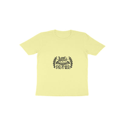 Toddler Half Sleeve Round Neck T-Shirt Little Prayer (Age 0-2 yrs)
