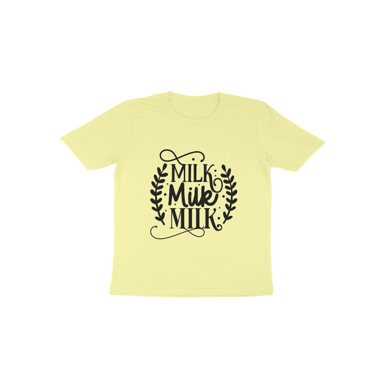 Toddler Half Sleeve Round Neck Tshirt