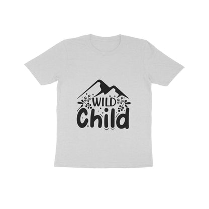 Kids Half Sleeve Round Neck T Shirt Wild Child
