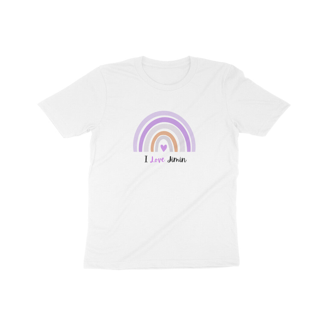 Kids/Teens Unisex T-shirt with Front Print (BTS I love Jimin)