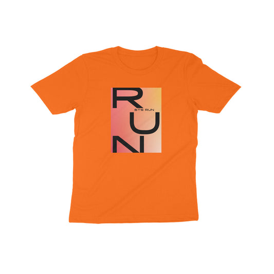 Kids/Teens Unisex T-shirt with Front Print BTS RUN