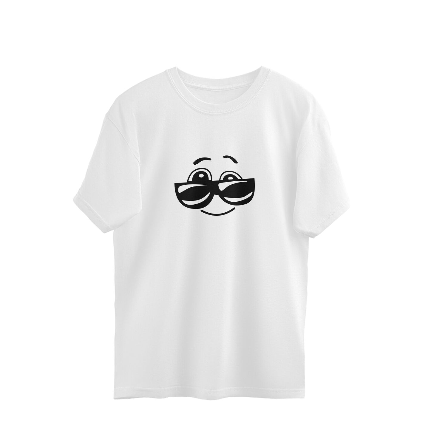 Unisex Oversized T-shirt Smiley Face