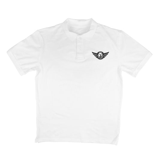 Men Polo White T-Shirt Solo Flight