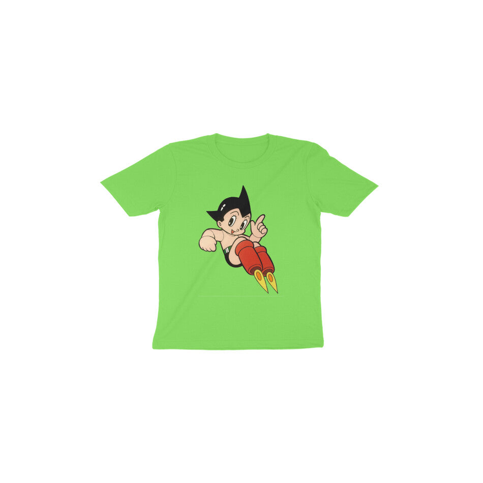 Toddlers Half Sleeve Round Neck Blue T Shirt Astro Boy (Age 0-6 yrs)