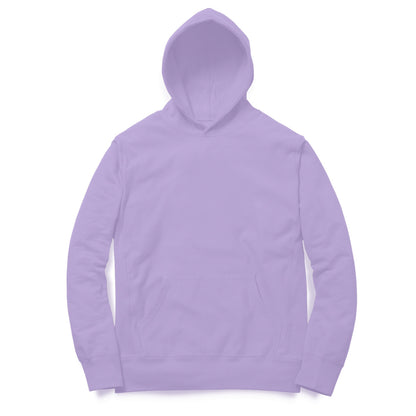 Women Lavender Solid Loose-fit Hoodie