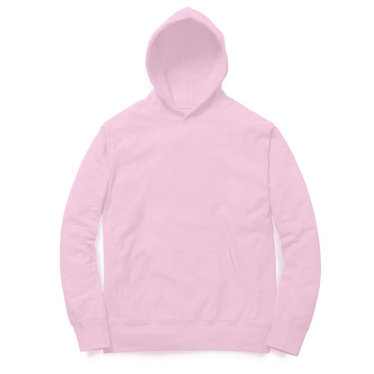 Women Pink Solid Loose-fit Hoodie