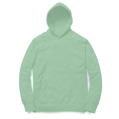 Women Mint Green Solid Loose-fit Hoodie