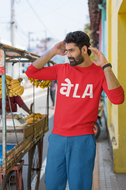 Men Red Sweatshirt VeLa